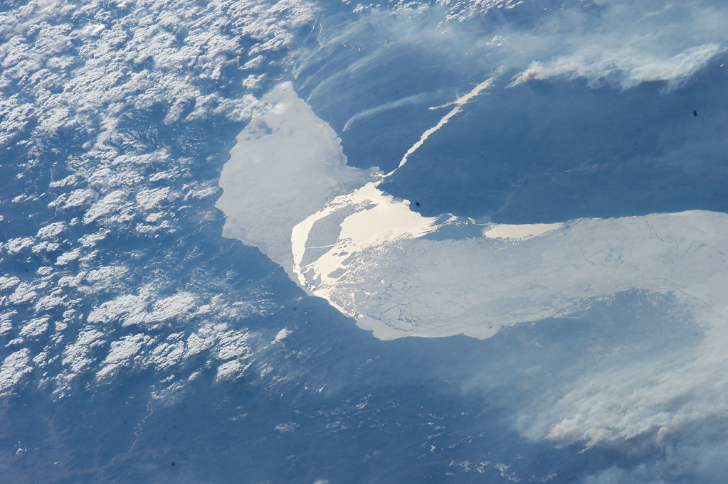 Lake Baikal, Russia (NASA, International Space Station, 04/22/14)